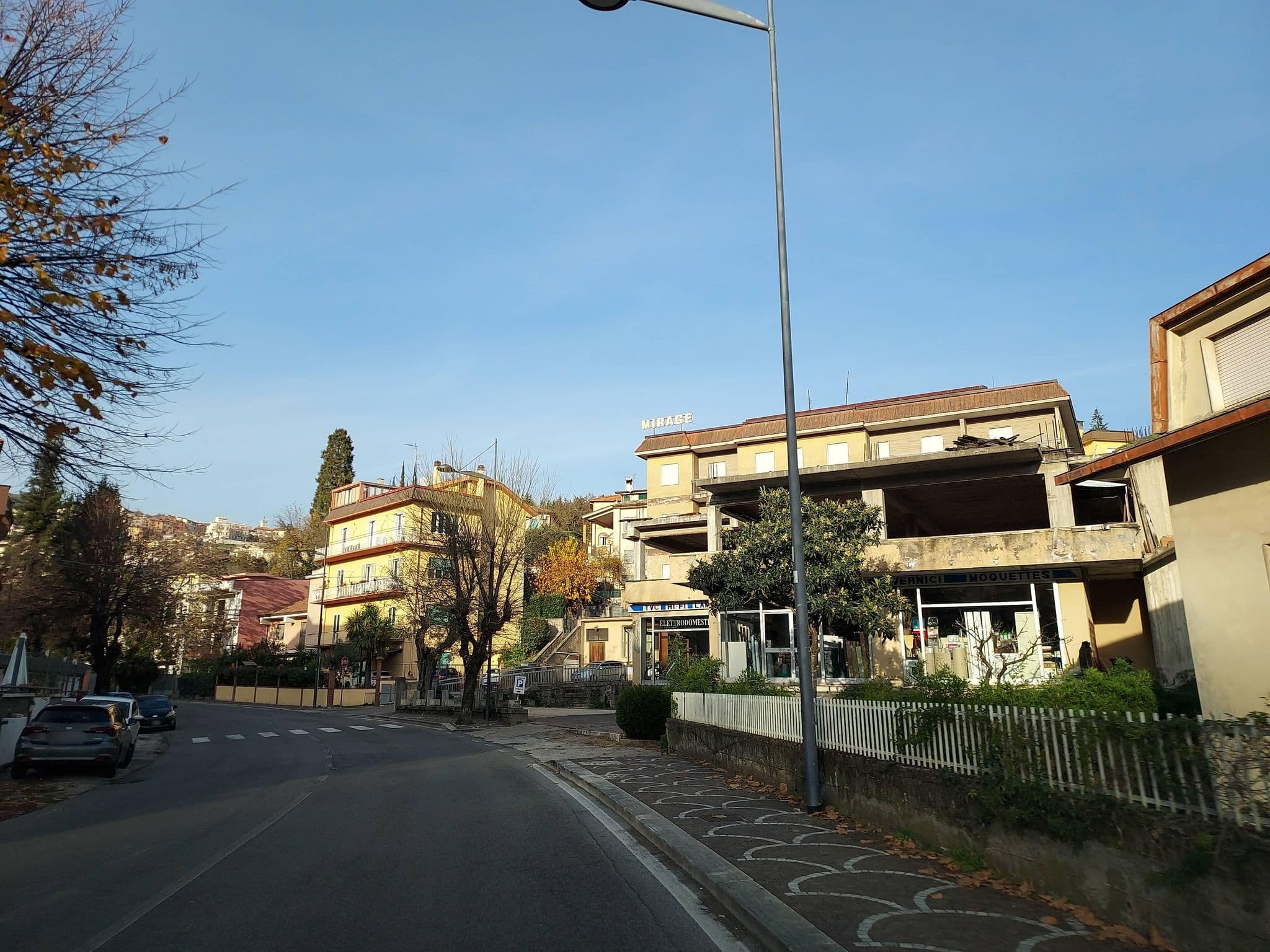 Street view near Hotel Erika Fiuggi, Fiuggi — © odiug (CC BY-SA · Mapillary)