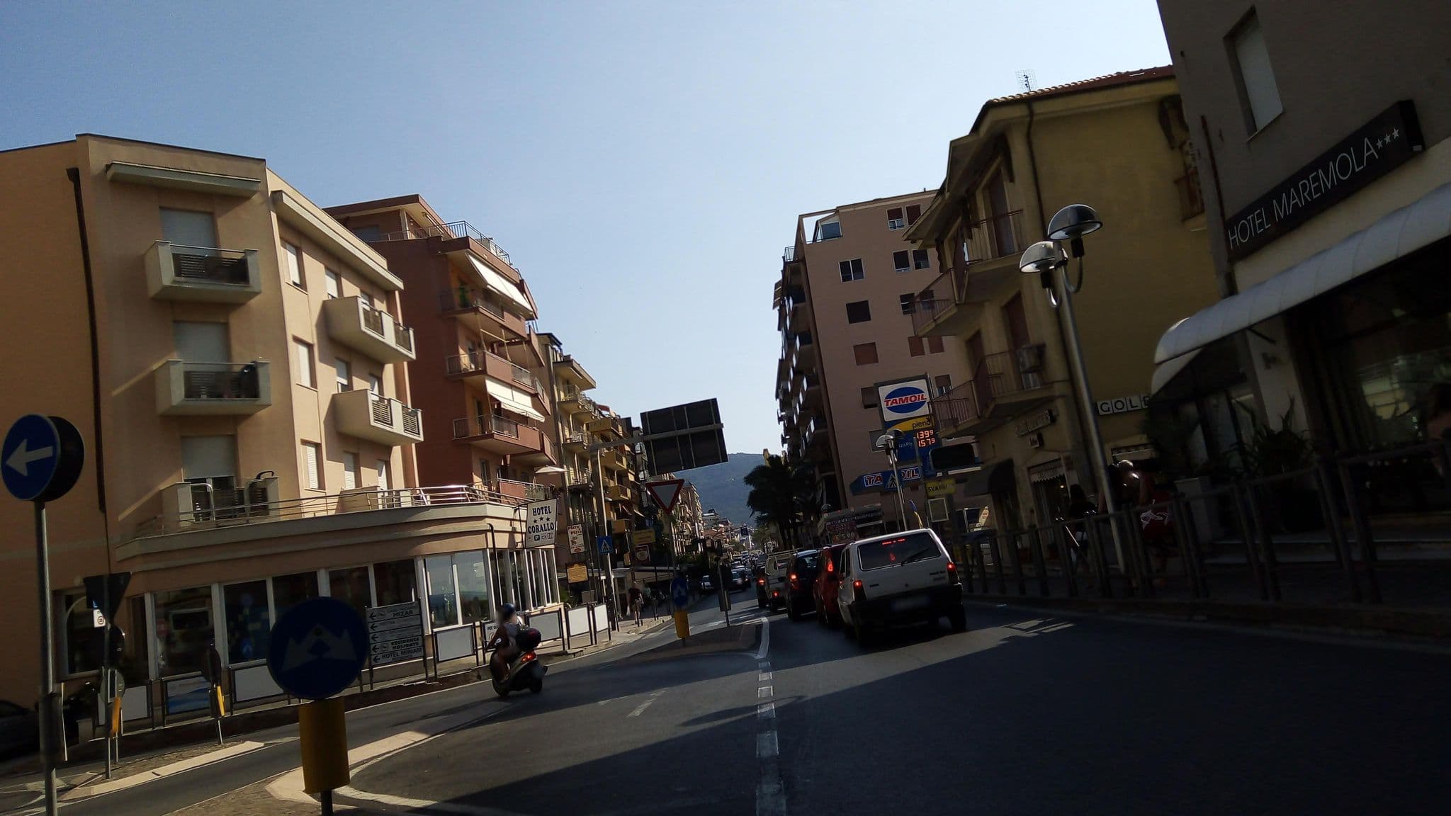 Street view near Hotel Maremola, Pietra Ligure — © mariofiab (CC BY-SA · Mapillary)