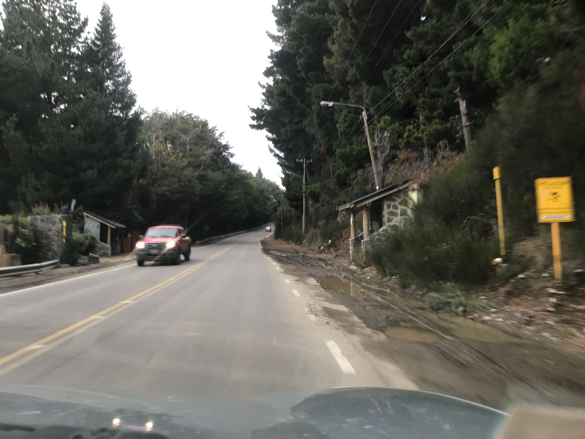 Street view near Puerto Pireo, San Carlos de Bariloche