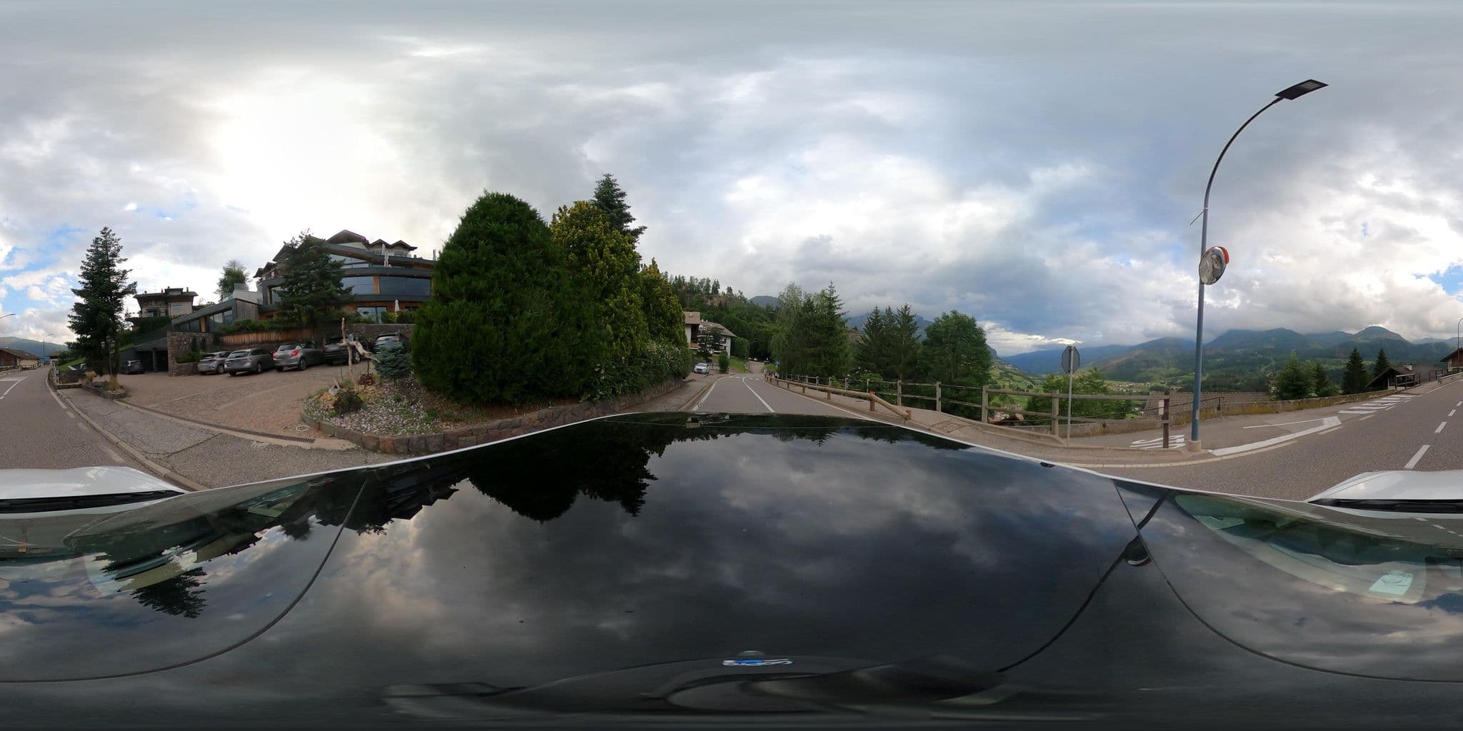 Street view near La Roccia Wellness Hotel Cavalese Trentino, Cavalese — © peterleth (CC BY-SA · Mapillary)