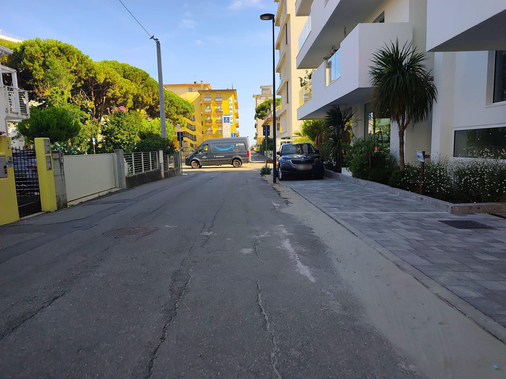Street view near Hotel Albatros Jesolo, Lido di Jesolo