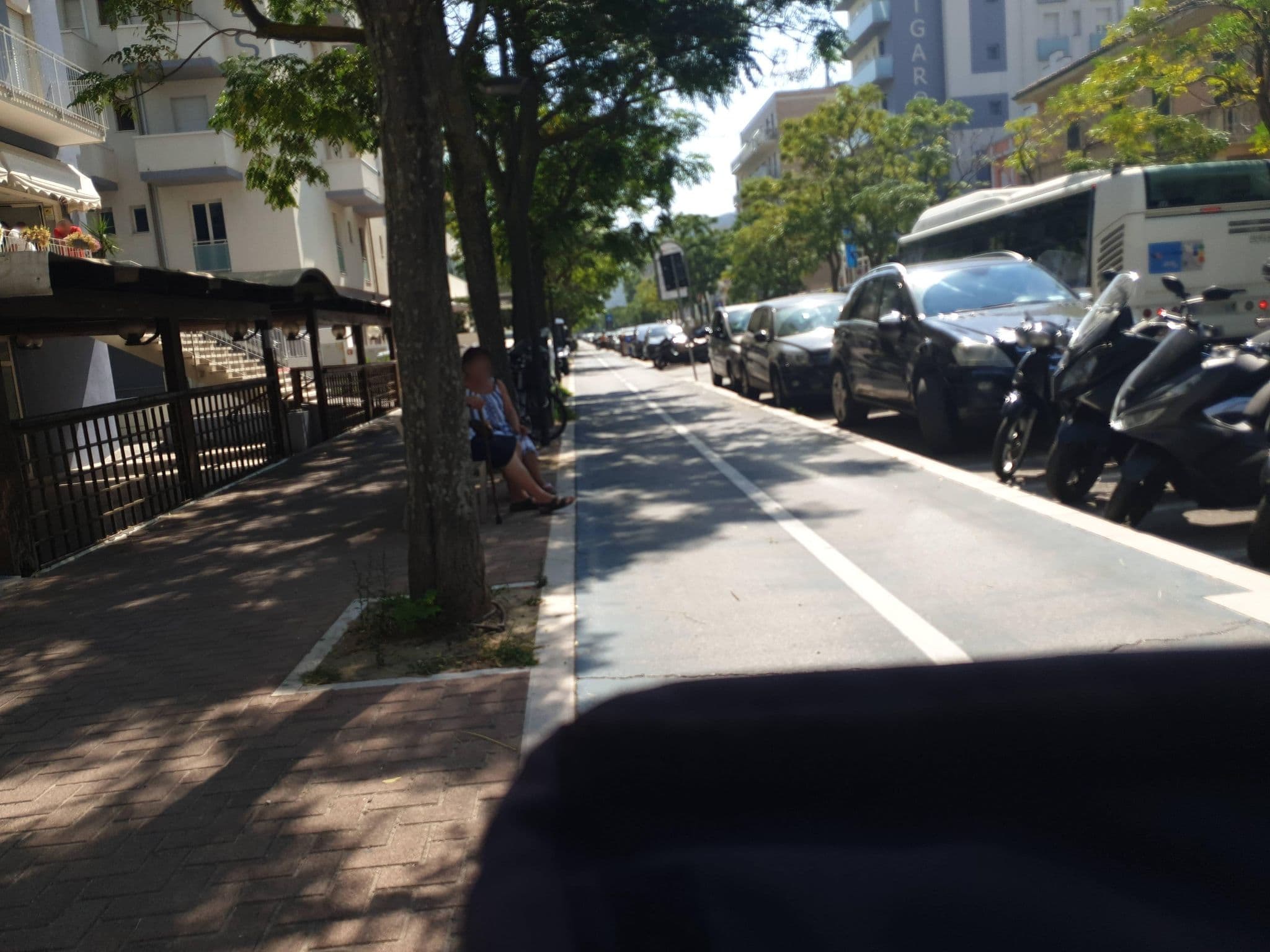 Street view near Hotel Rivazzurra, Pesaro — © voschix (CC BY-SA · Mapillary)
