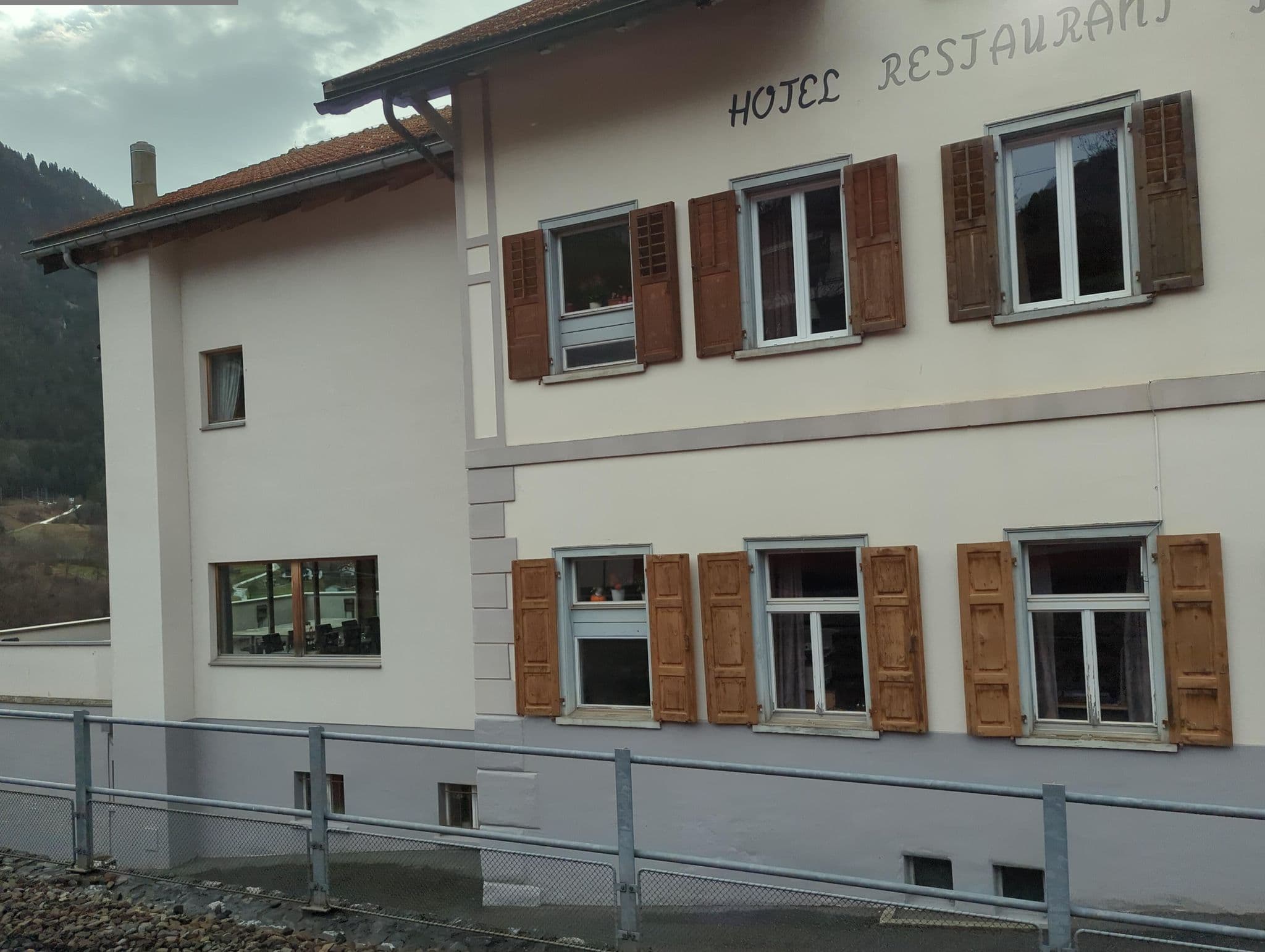 Street view near Hotel Grischuna, Lenzerheide — © oeschinen (CC BY-SA · Mapillary)